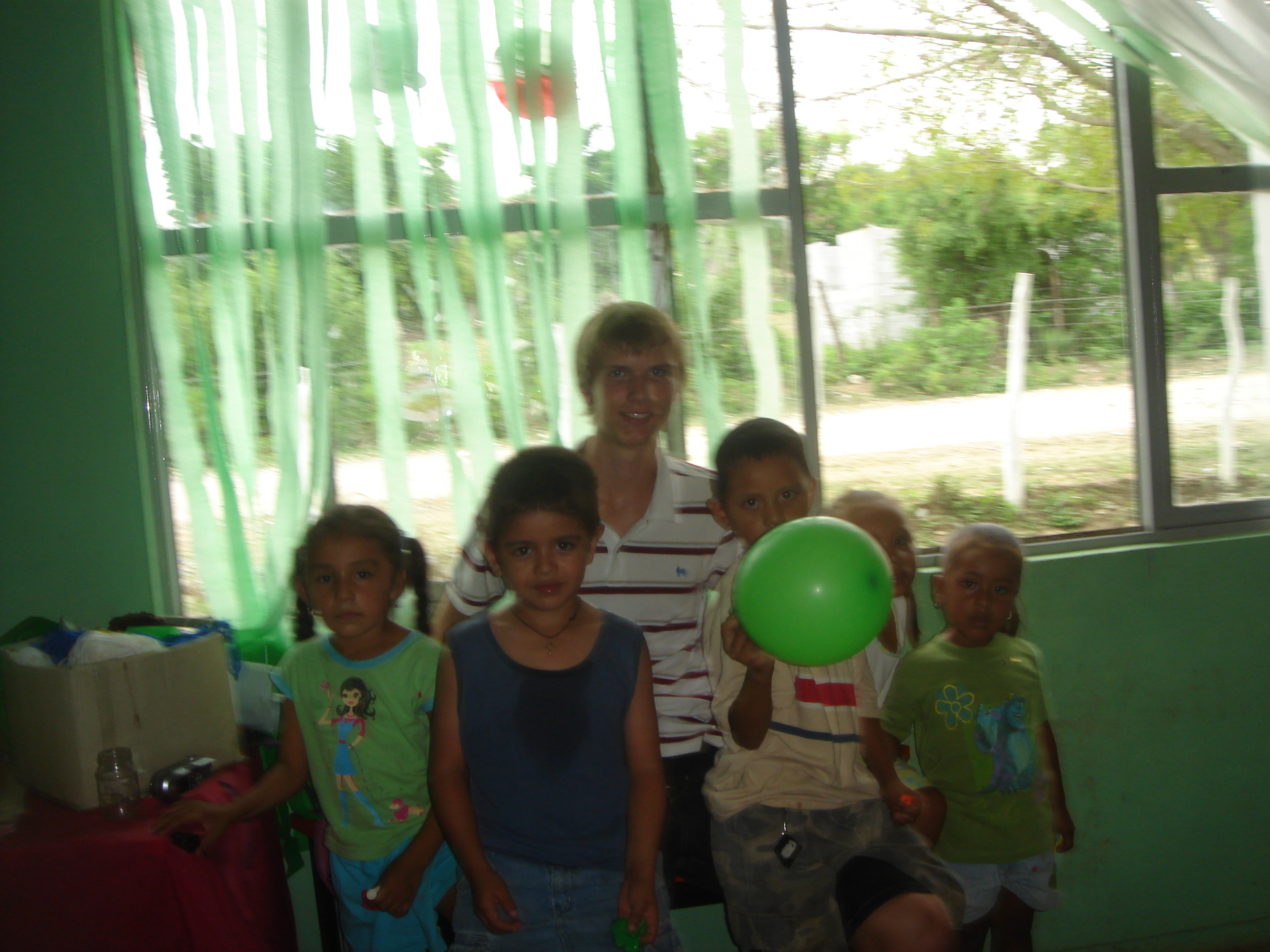 Aaron and some Mexican children