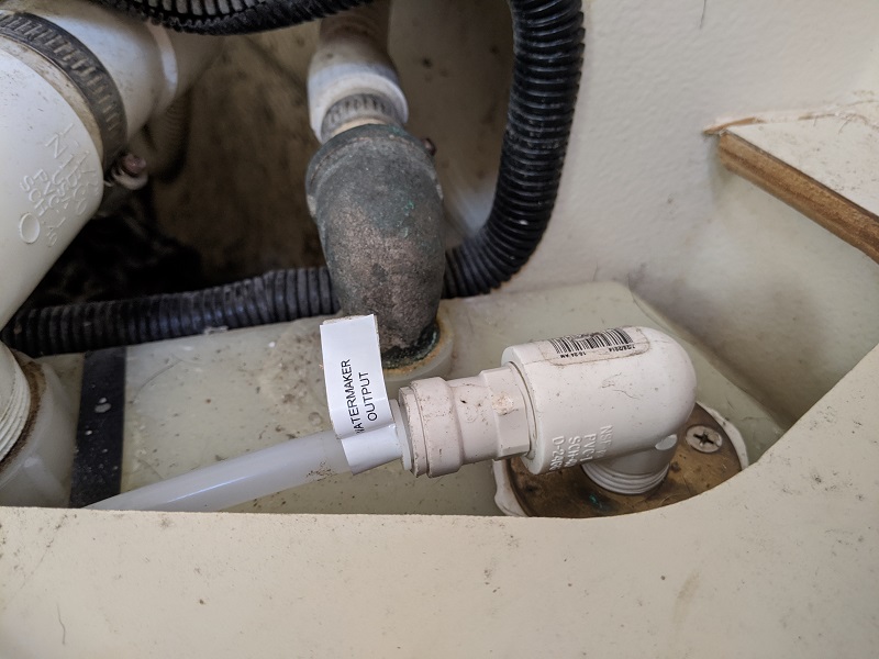 New input into water tank