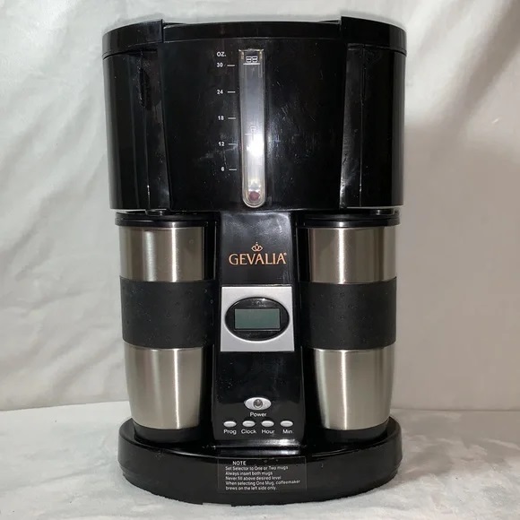 Gevalia two-mug coffee maker