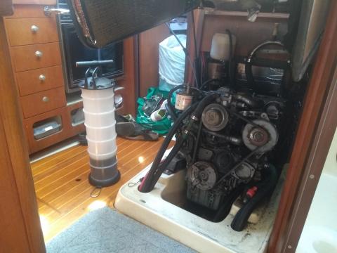 Sailboat engine